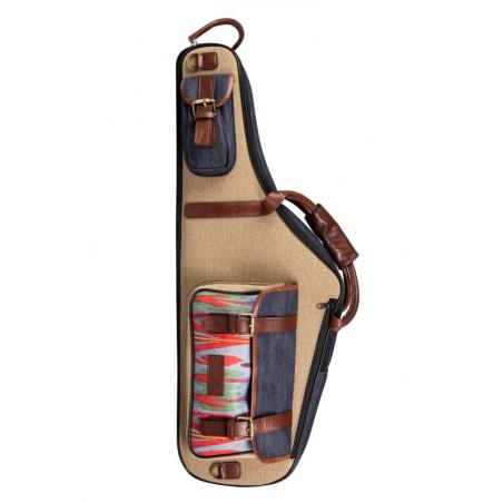 Funda saxo tenor BAM Ikat Nashville gris/beige IKAT3002SCA