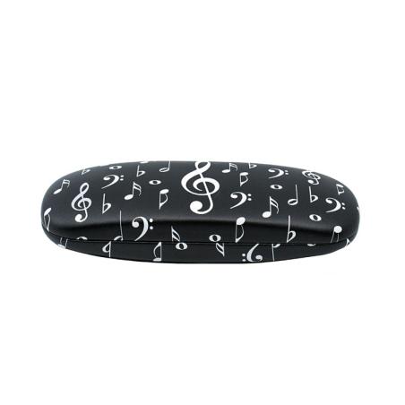 GL02 Estuche para gafas negro clave de sol