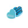 Gomas corazón x 40 unidades Sky blue Azul cielo