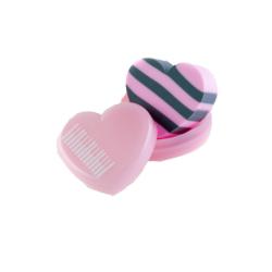 Gomas corazón x 40 unidades Pink Rosa