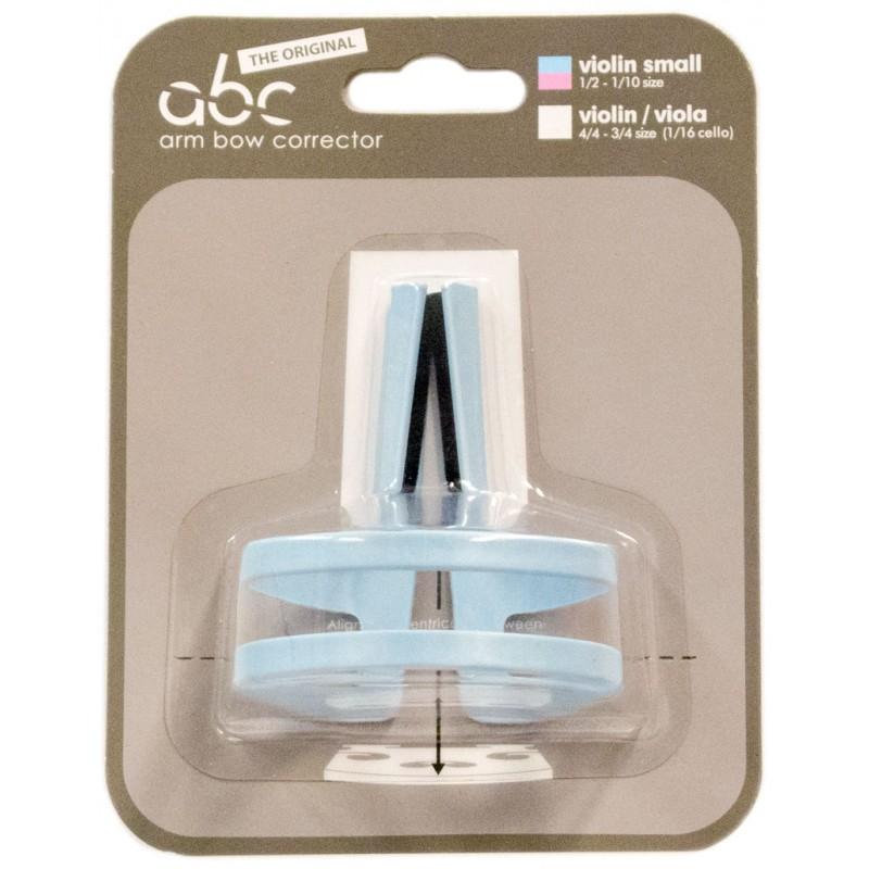 Guía para arco violín ABC corrector 1/4-1/16 azul Guía para arco violín ABC corrector 1/4-1/16 azul