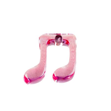 Imán rosa doble corchea