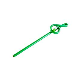 Lápiz clave de sol con goma Green Verde