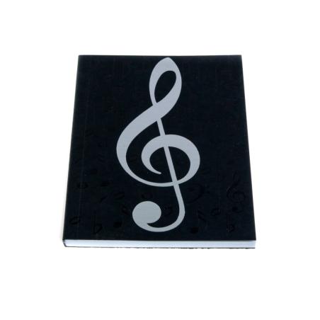 Libreta A6 clave de sol