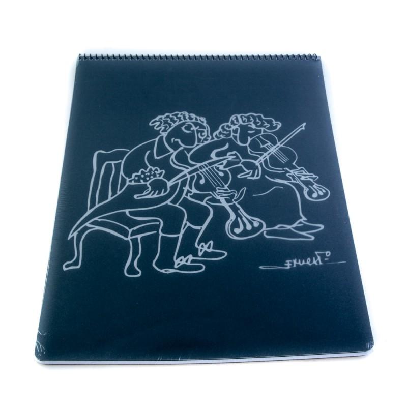 Libreta grande dueto violinista Libreta grande dueto violinista
