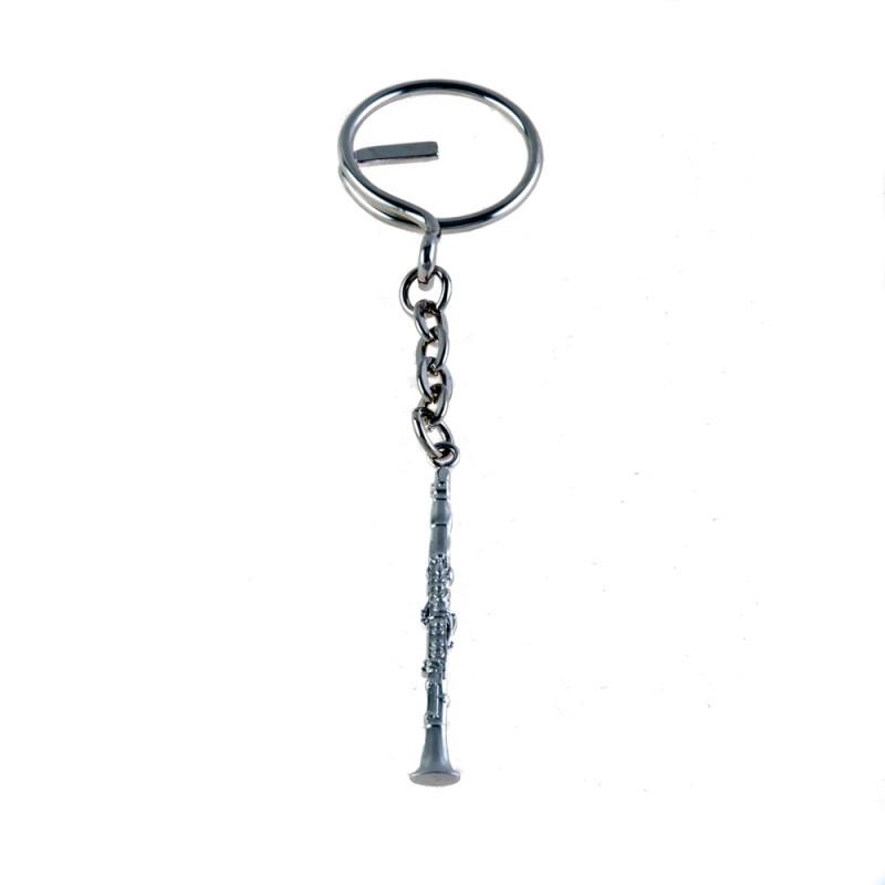 Llavero clarinete plateado Llavero clarinete plateado