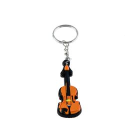 Llavero de goma violín