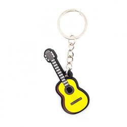 Llavero goma guitarra acústica