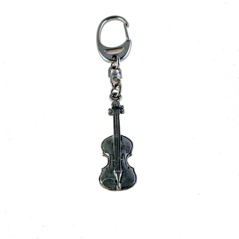 Llavero violín plateado Llavero violín plateado
