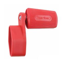 Manivela para afinar contrabajos. De plástico, roja. Red Rojo