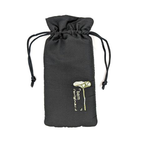 MP-0034 Bolsa Bam de seda natural para boquilla de clarinete bajo, saxo barítono o bajo