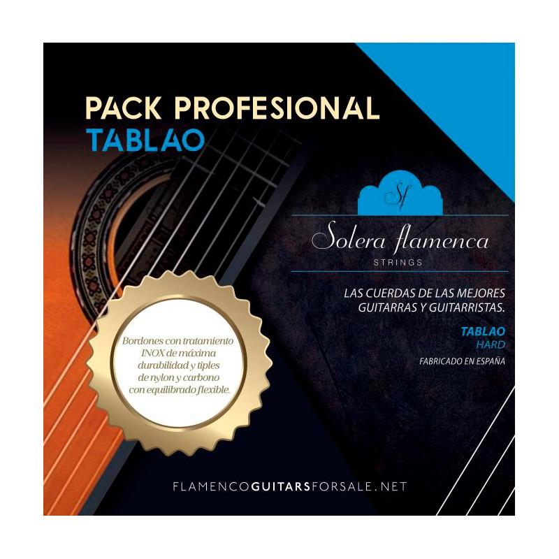 Pack Profesional de cuerdas de guitarra Solera Flamenca Tablao Tensión media-alta Pack Profesional de cuerdas de guitarra Solera Flamenca Tablao Tensión media-alta