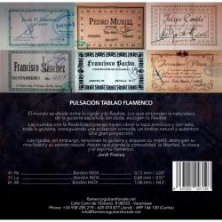Pack Profesional de cuerdas de guitarra Solera Flamenca Tablao Tensión media-alta