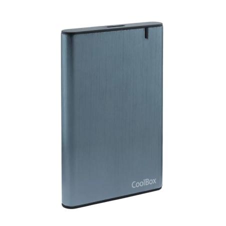 Coolbox caja hdd 2.5" a-2550 alu. screwless usb3.0